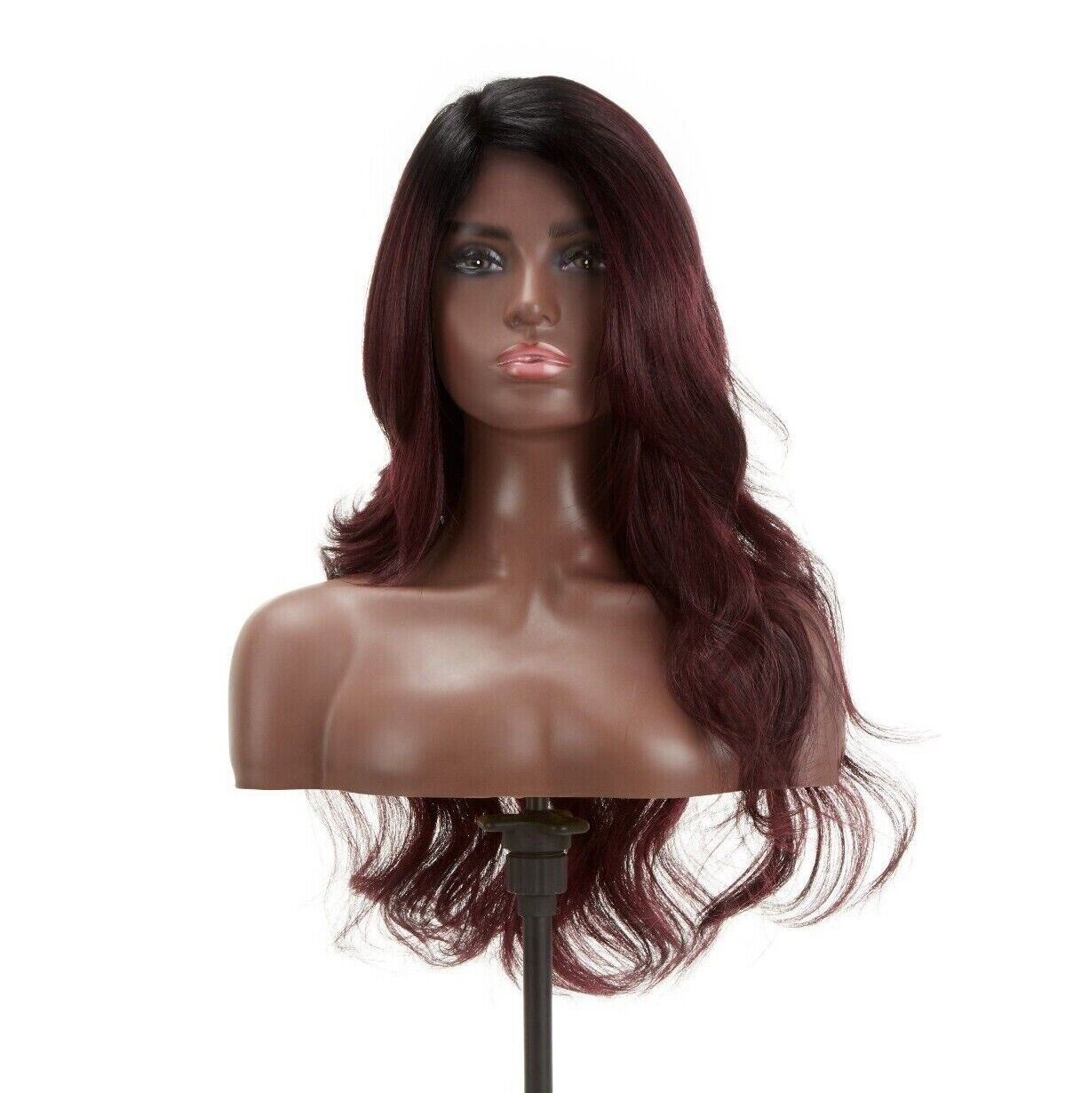 Impression Synthetic Invisible L Part Lace Curly Long Hair Wig - Daisy
