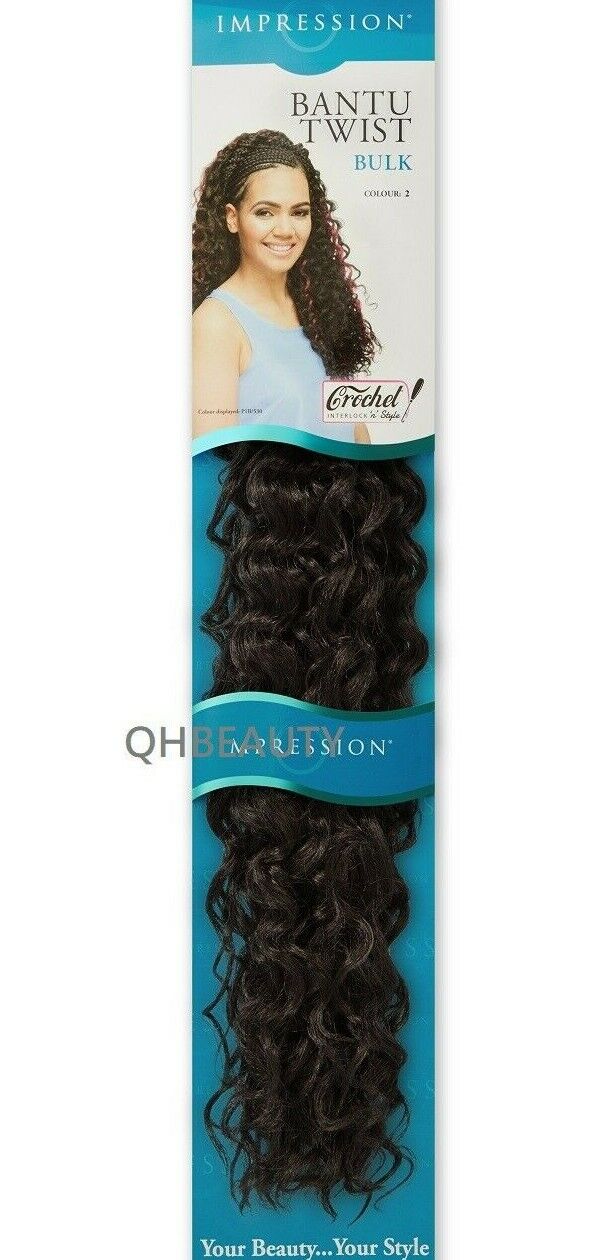 IMPRESSION SYNTHETIC CROCHET BRAIDS HAIR EXTENSIONS - BANTU TWIST BULK