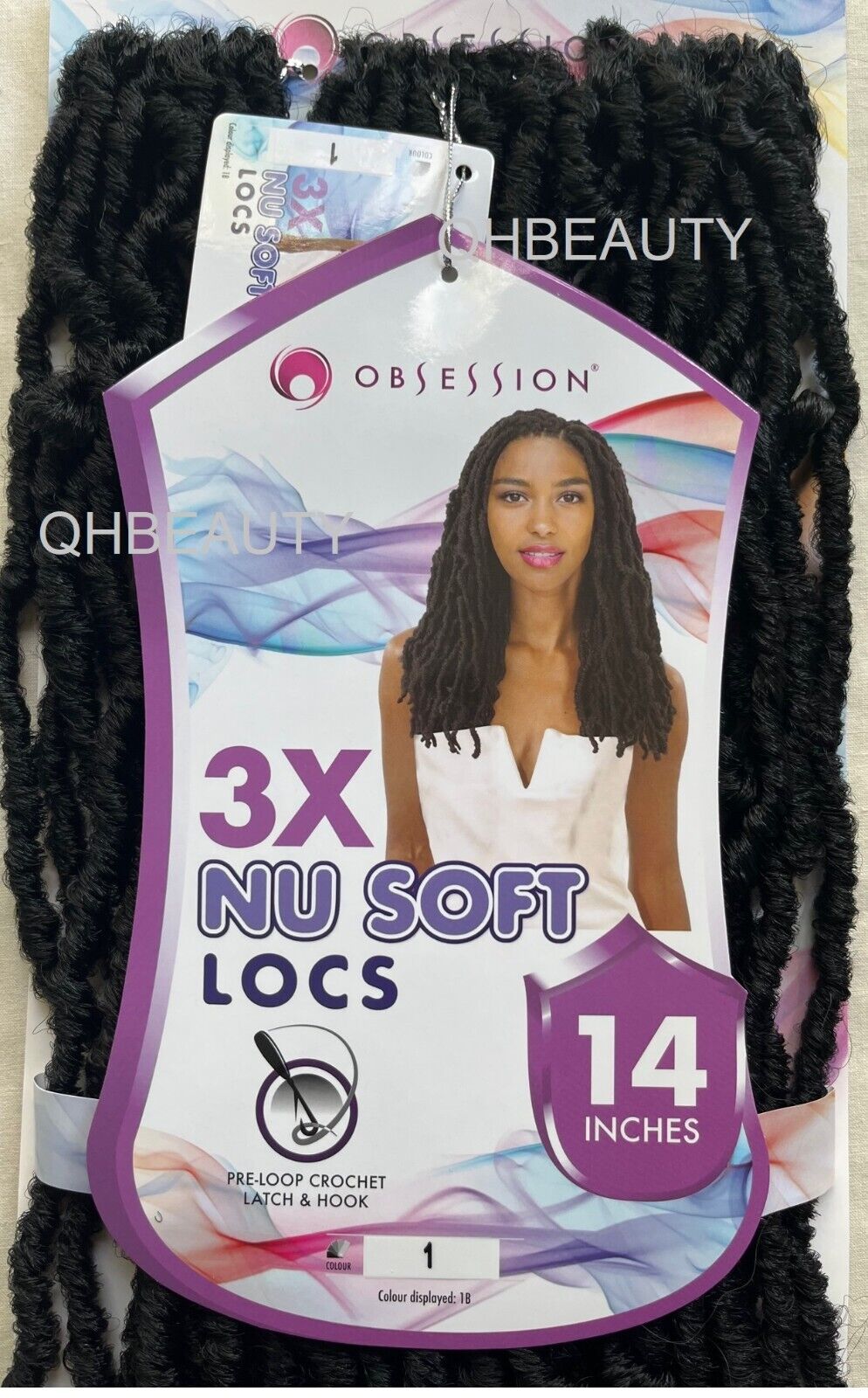 Obsession Synthetic Crochet Pre Looped Braid Hair Extension - NU LOCS 14 INCHES