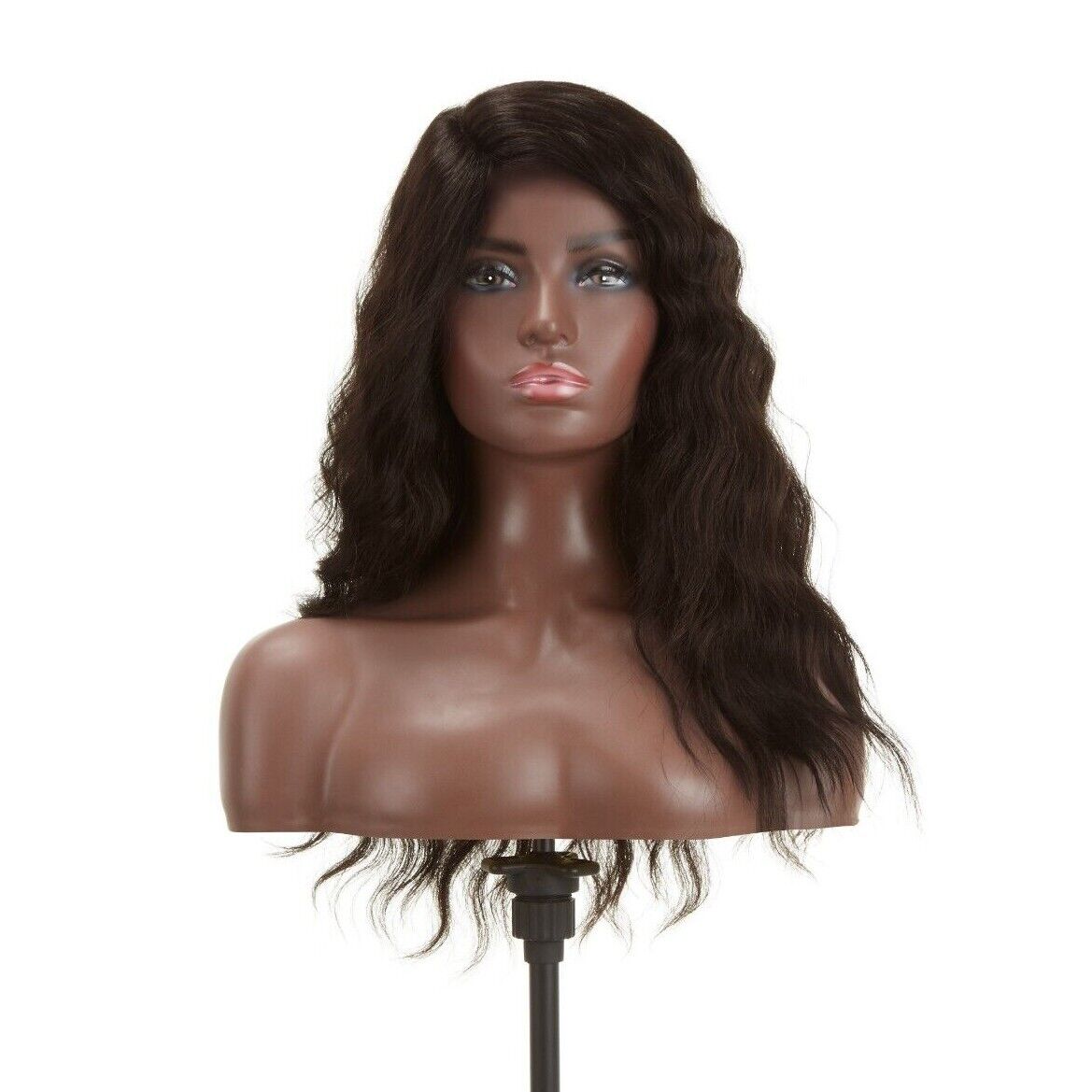 Impression Synthetic Invisible L Part Lace Curly Hair Wig - Alicia