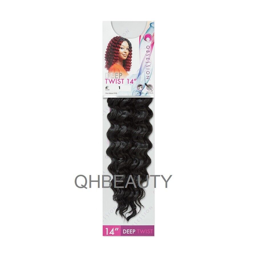 Obsession Synthetic Curly Crochet Braid Hair Extension - Deep Twist 14 inch