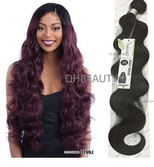NaturALL SYNTHETIC LONG CURLY HAIR EXTENSION WEAVE -BODY WAVE 26 INCHES