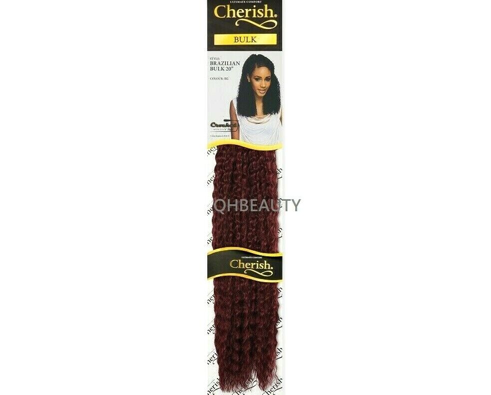 Cherish Synthetic Crochet Braid Curly Hair Extension Style - Brazilian Bulk 20"