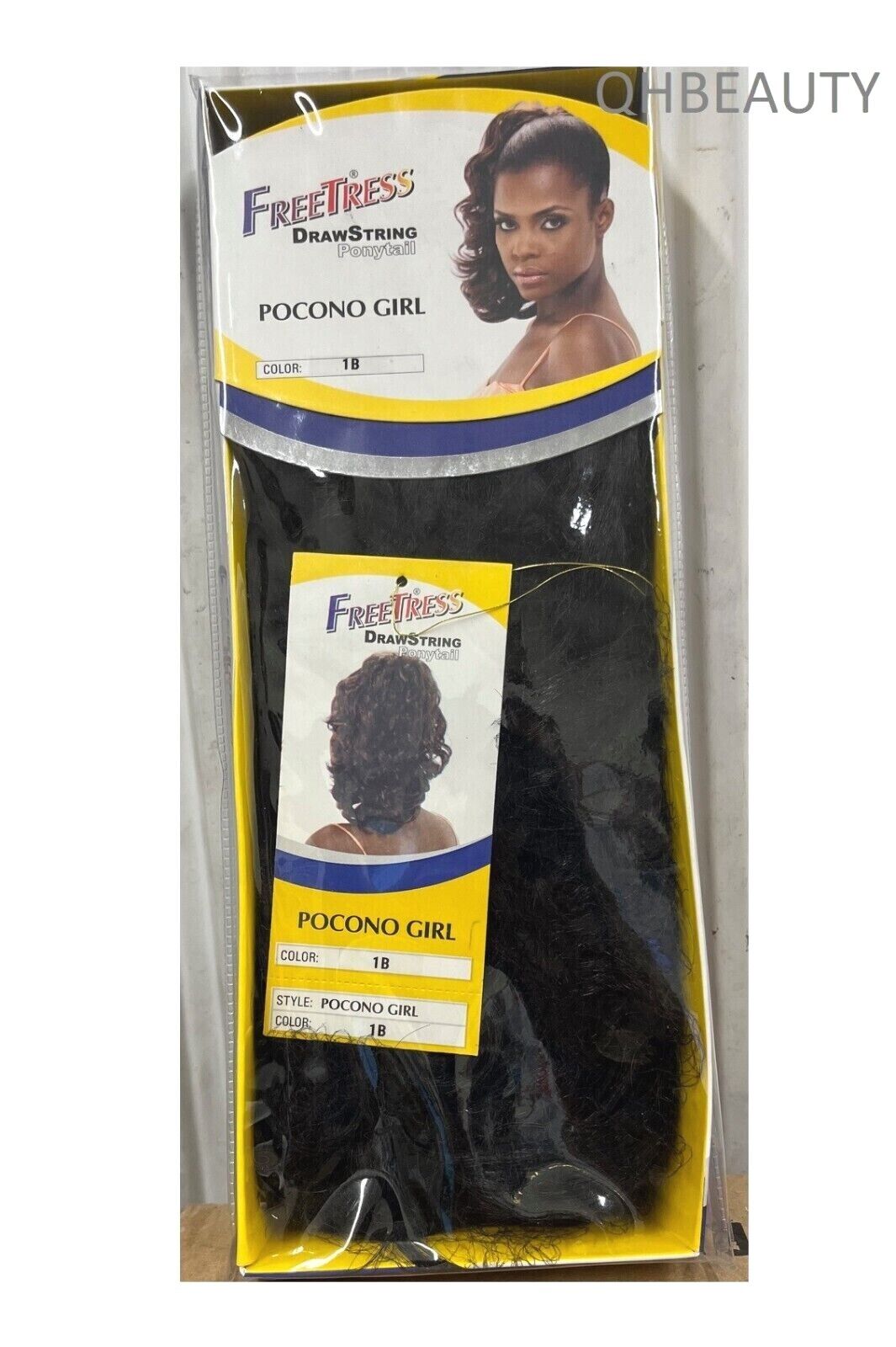 SNG FREETRESS EQUAL SYNTHETIC DRAWSTRING CURLY HAIR PONYTAIL - POCONO GIRL