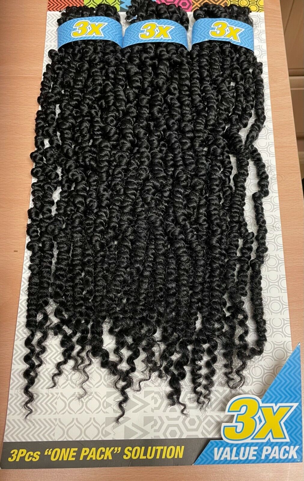 Cherish Synthetic Crochet Braid Hair Extension Handmade 3 x Passion Twist 18"