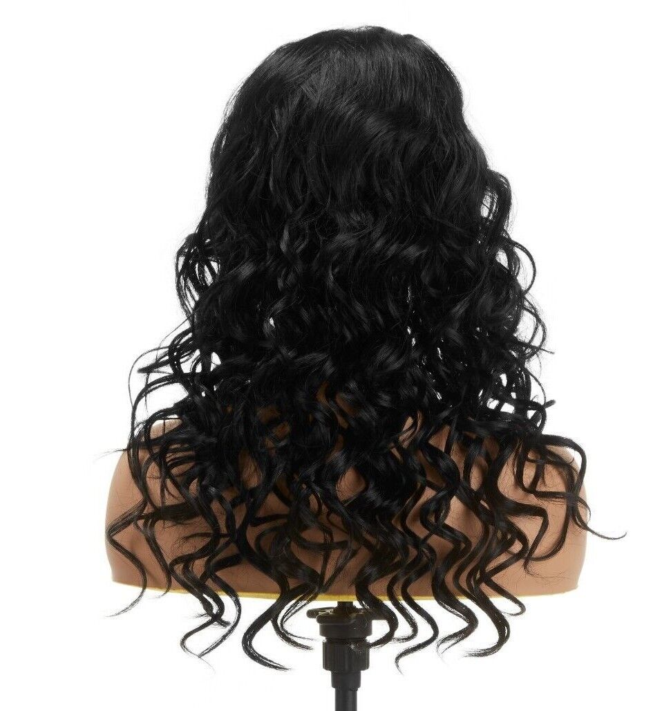 Impression Synthetic Invisible Part Lace Front Long Curly Hair Wig Alexis