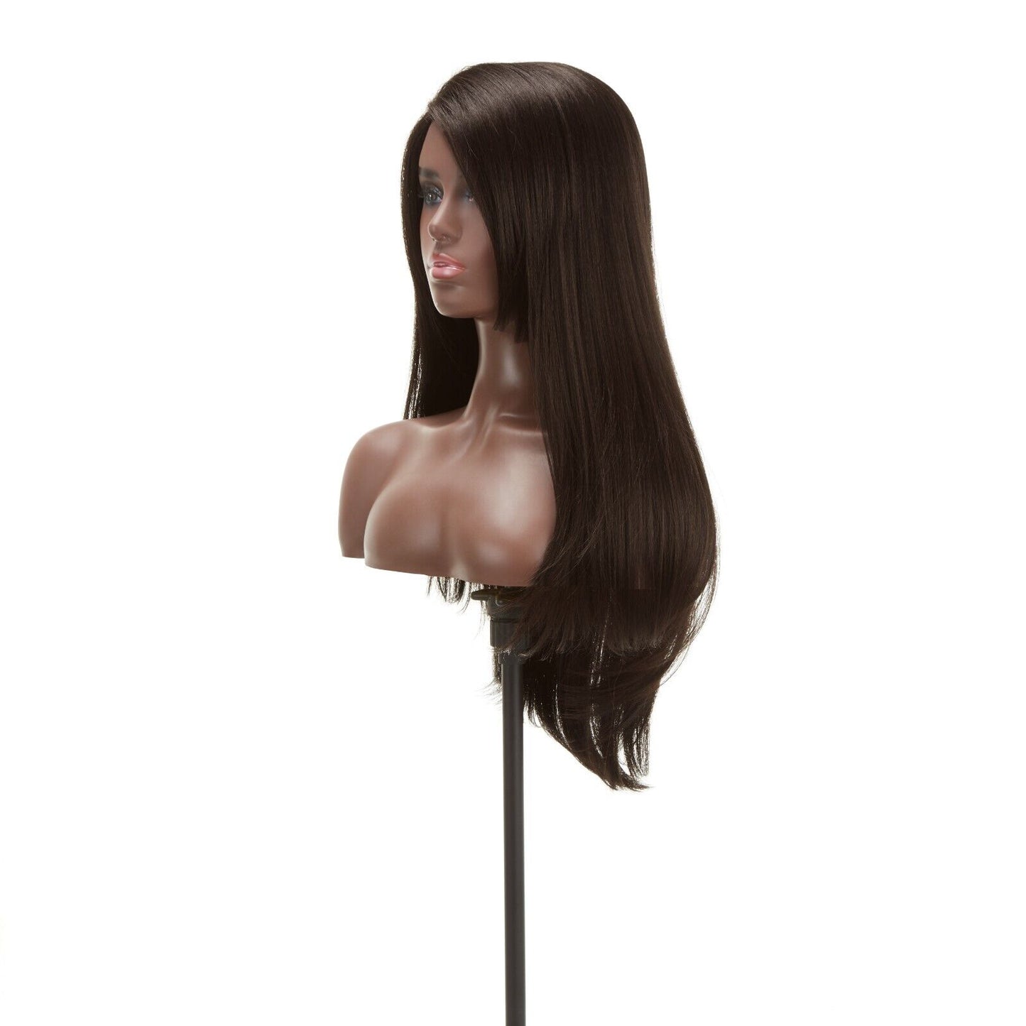 Impression Synthetic Invisible Part Long Straight Lace Front Hair Wig - Destiny