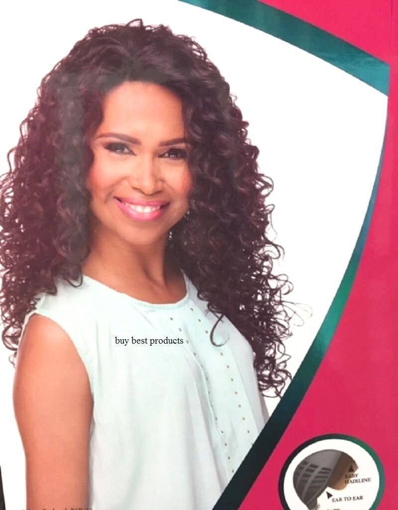 Impression Synthetic Natural Hair Line Long Curly Lace L Part Hair Wig - Emma