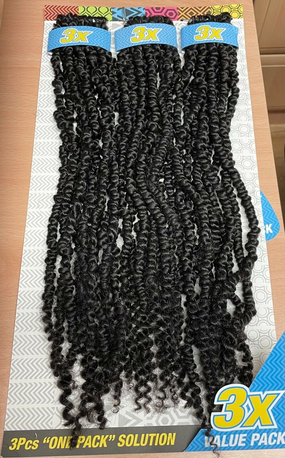 Cherish Synthetic Crochet Braid Hair Extension Handmade 3 x Passion Twist 18"