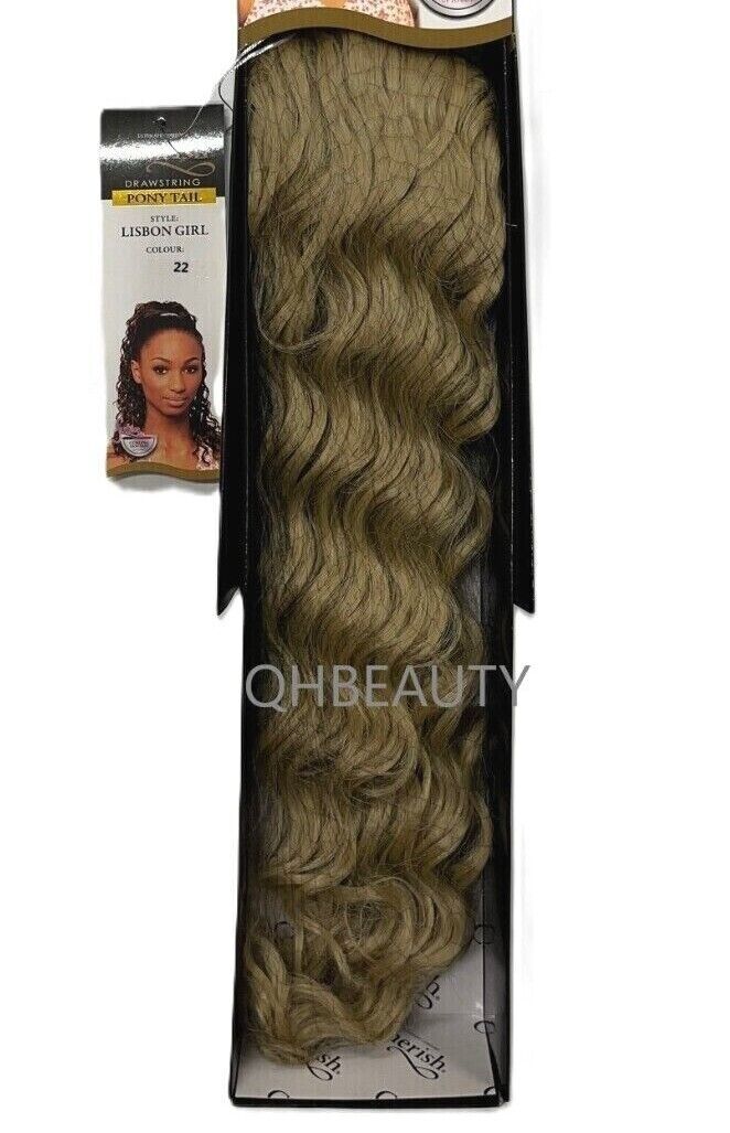 Cherish Synthetic Drawstring Curly Hair Extension Ponytail - Lisbon Girl
