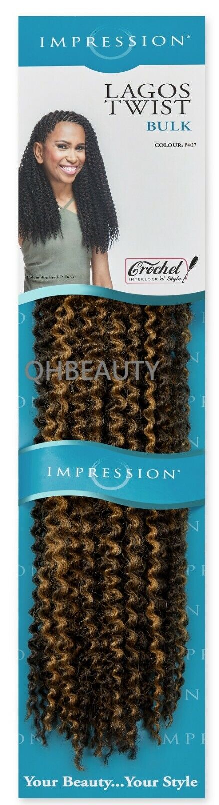 IMPRESSION SYNTHETIC HAIR EXTENSION BRAIDS - LAGOS TWIST BULK
