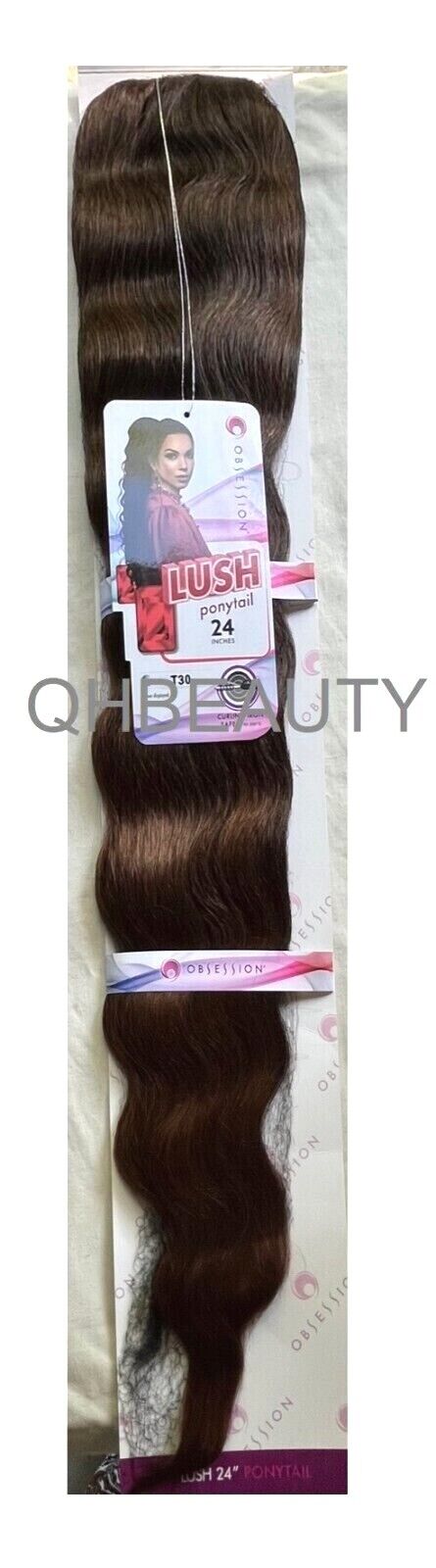 OBSESSION SYNTHETIC DRAWSTRING BODY WAVE CURLY HAIR PONYTAIL - LUSH 24 INCHES