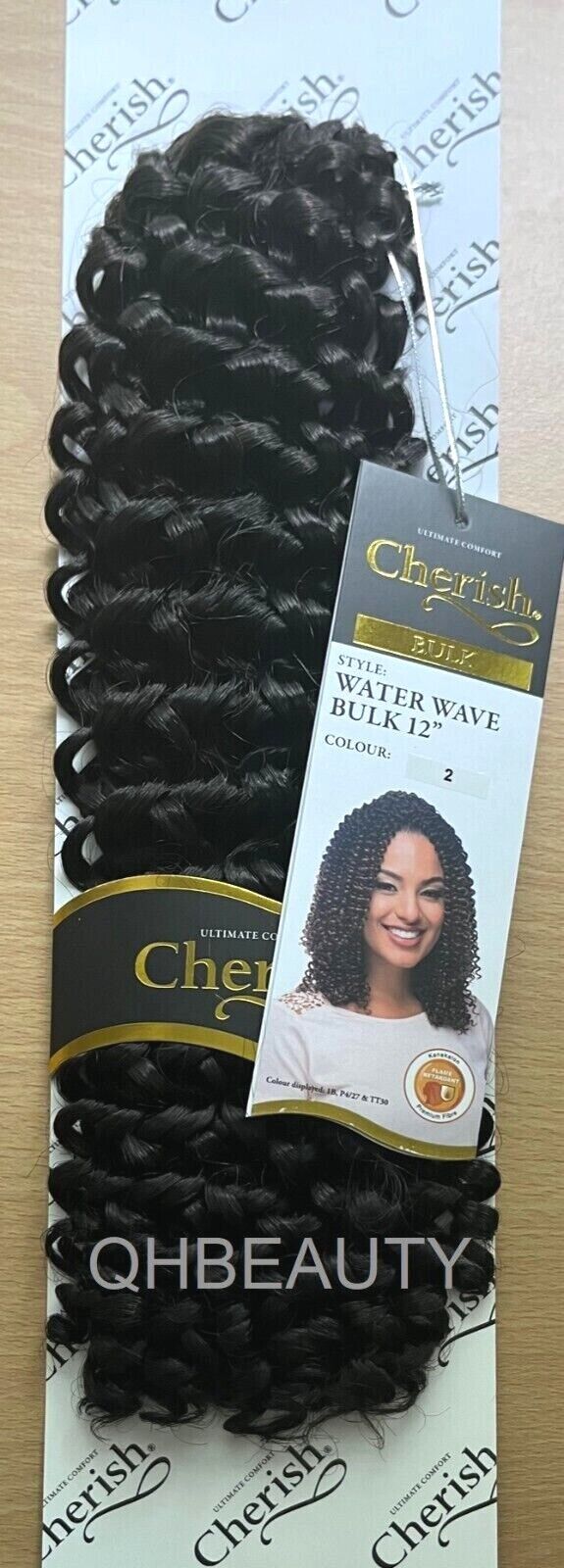 Cherish Synthetic Crochet Hair Extension Curly Braids – Water Wave Braids 12 ''