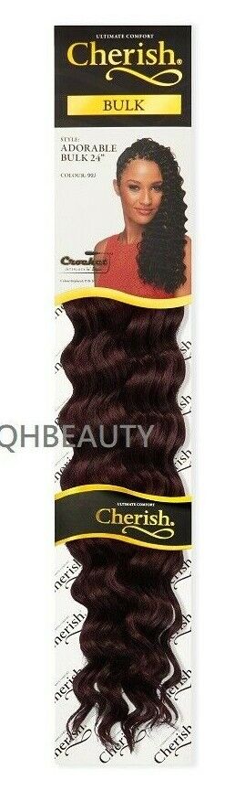 CHERISH SYNTHETIC LONG CURLY HAIR EXTENSION CROCHET BRAIDS - ADORABLE 24 inch