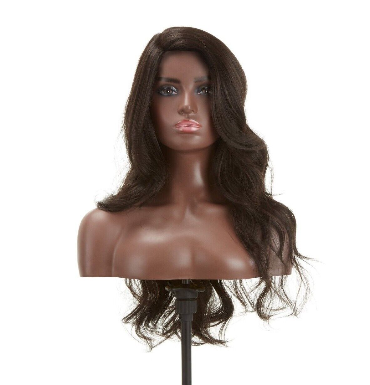 Impression Synthetic Invisible L Part Lace Curly Long Hair Wig - Daisy