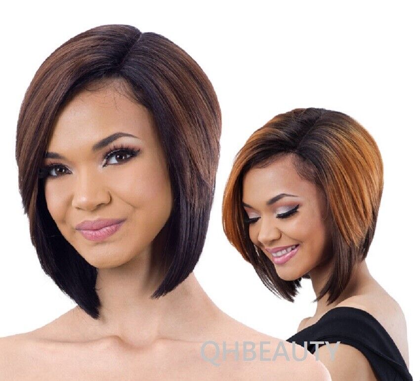 FREETRESS EQUAL SYNTHETIC 5 INCH LACE PART SHORT STRAIGHT HAIR WIG - VASHANTI
