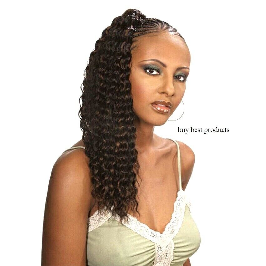 FreeTress Synthetic Hair Extension Long Curly Crochet Braids - French Deep 22"