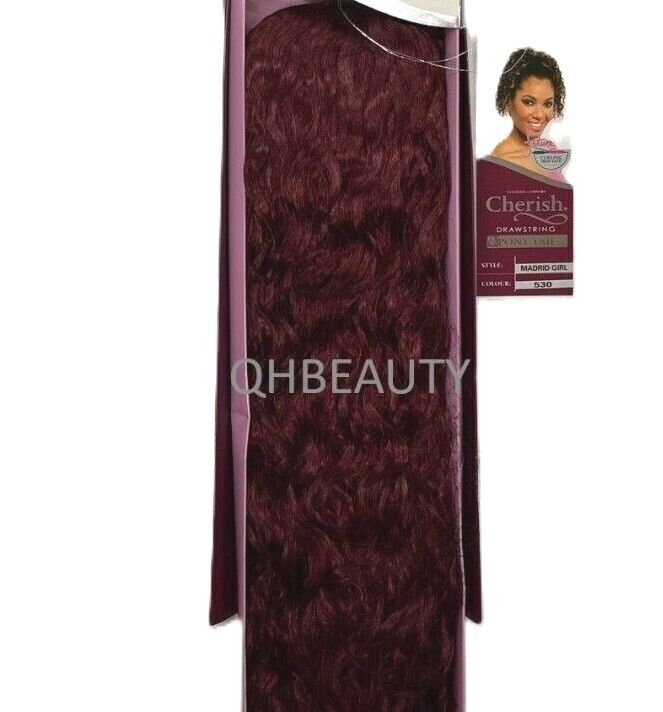 Cherish Synthetic Drawstring Curly Hair Extension Ponytail - Madrid Girl