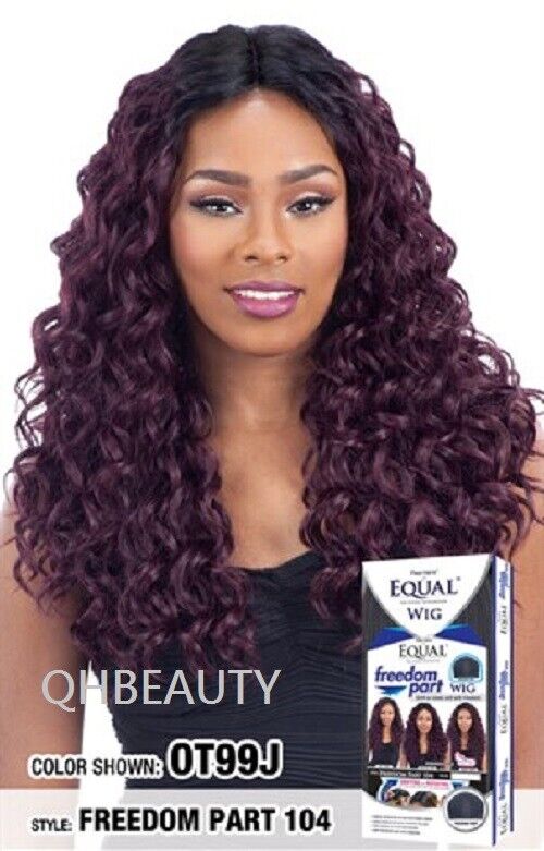 FREETRESS EQUAL SYNTHETIC FREEDOM PART LONG CURLY HAIR WIG FREEDOM PART 104