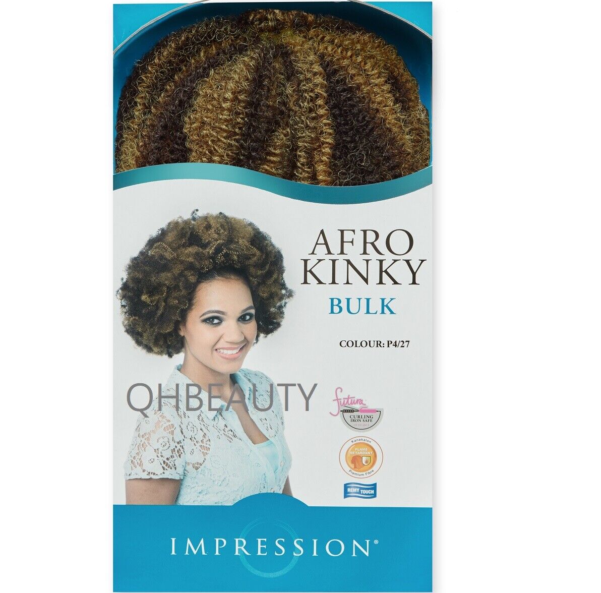 IMPRESSION SYNTHETIC BRAIDING CUBAN HAIR EXTENSION BULK - AFRO KINKY 24 INCHES