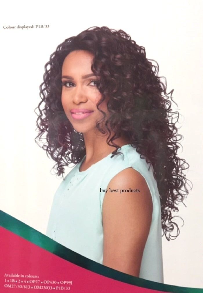 Impression Synthetic Natural Hair Line Long Curly Lace L Part Hair Wig - Emma