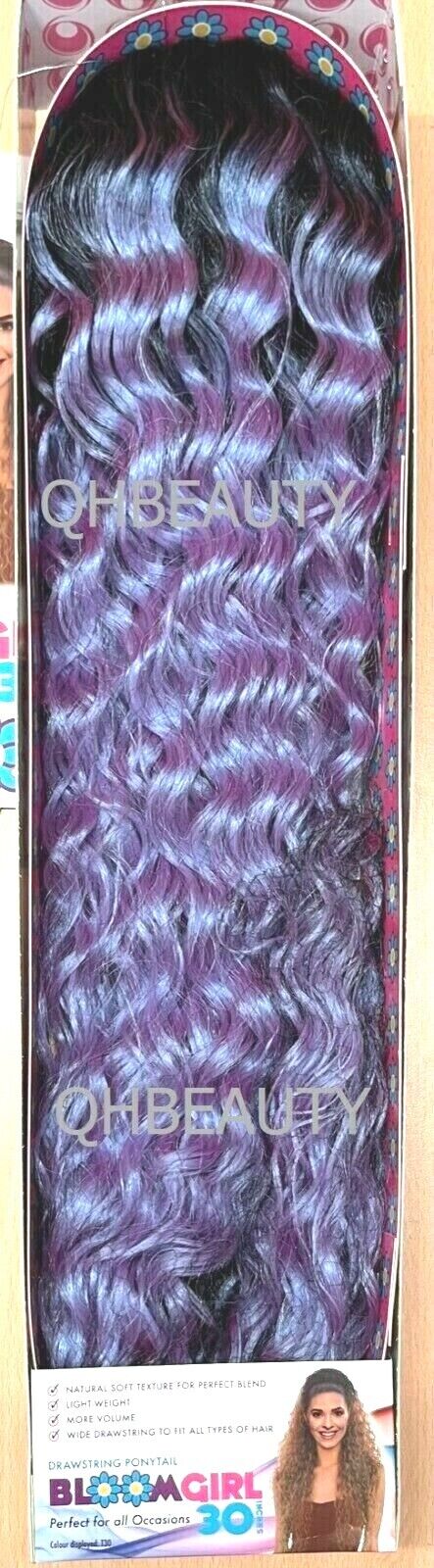 OBSESSION SYNTHETIC DRAWSTRING CURLY LONG HAIR PONYTAIL - BLOOM GIRL 20'' 30''