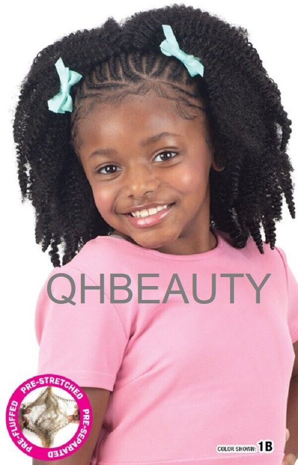 OBSESSION SYNTHETIC KIDS CROCHET BRAID HAIR EXTENSION BULK - POPPIN TWIST 12''