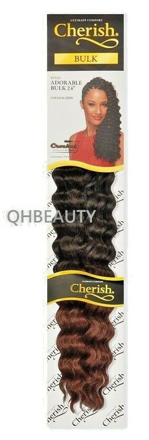 CHERISH SYNTHETIC LONG CURLY HAIR EXTENSION CROCHET BRAIDS - ADORABLE 24 inch