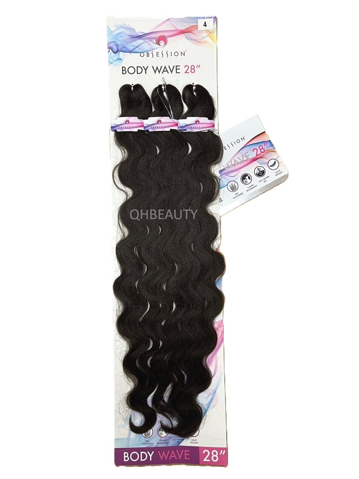 Obsession Synthetic Pre-Stretched Curly Braid Hair Extension - BODY WAVE 28 INCH