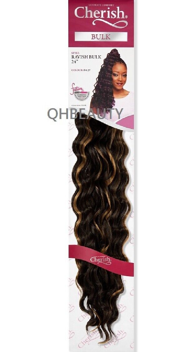 CHERISH SYNTHETIC CROCHET LONG CURLY HAIR EXTENSION BRAIDS - RAVISH 24 inch