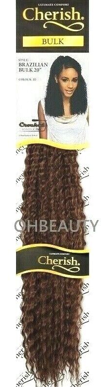 Cherish Synthetic Crochet Braid Curly Hair Extension Style - Brazilian Bulk 20"
