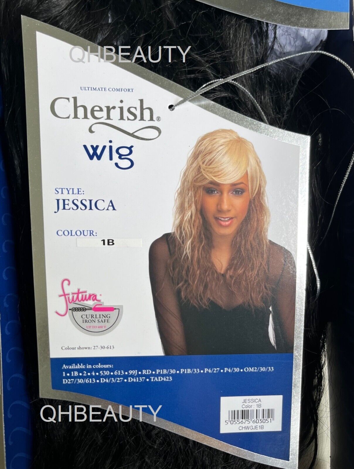 Cherish Synthetic Natural Look Long Wavy Curly Hair Wig - Jessica