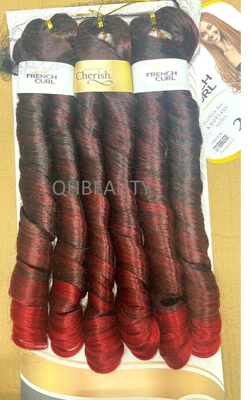 CHERISH SYNTHETIC CURLY HAIR EXTENSION BRAID - 3 x SPIRAL FRENCH CURL 28 INCHES