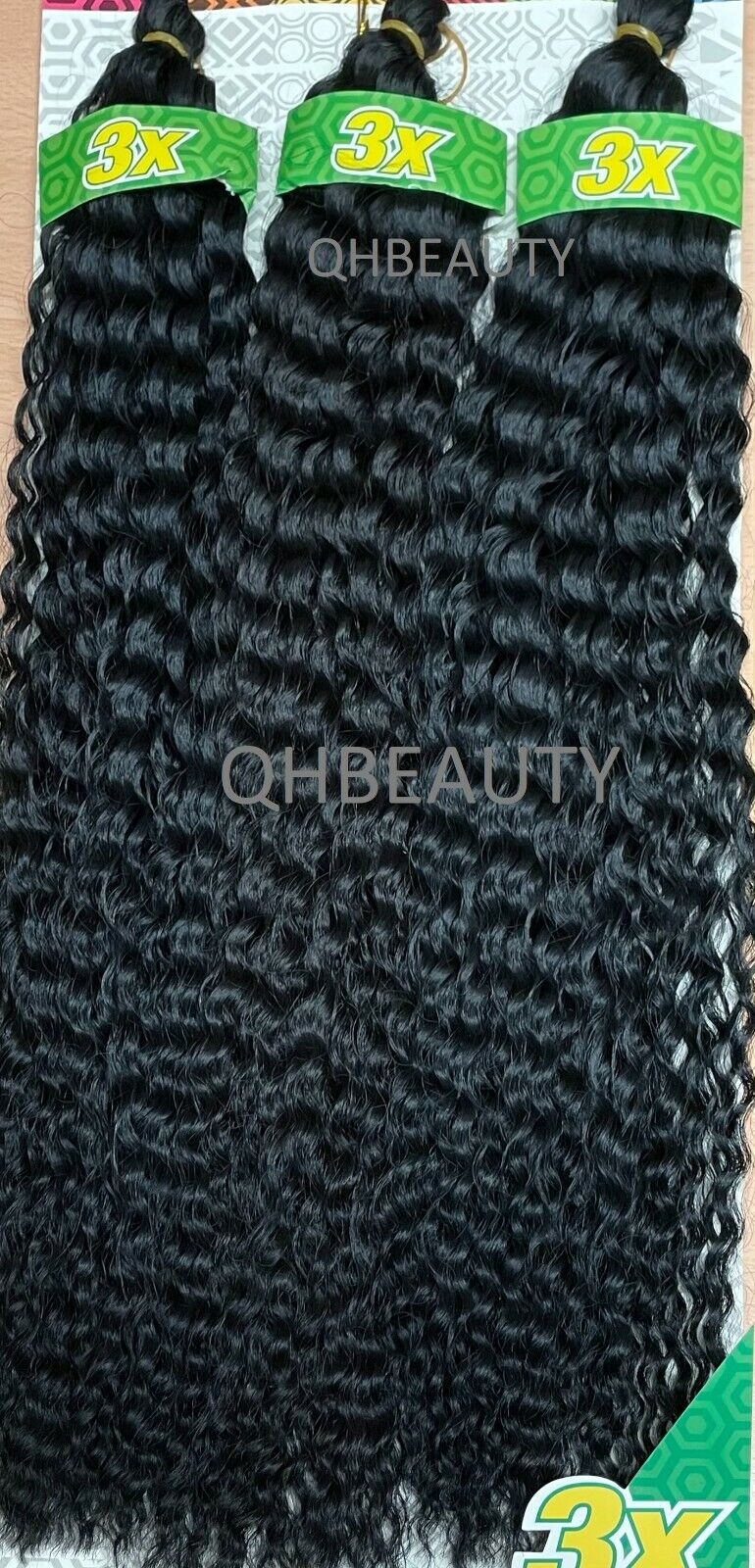 Cherish Synthetic Crochet Braid Hair Extension Handmade 3 x Brazilian Bulk 20"