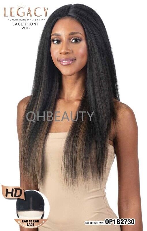 Shake N Go Legacy Human Mastermix Long Straight HD Lace Front Hair Wig - FINESSE