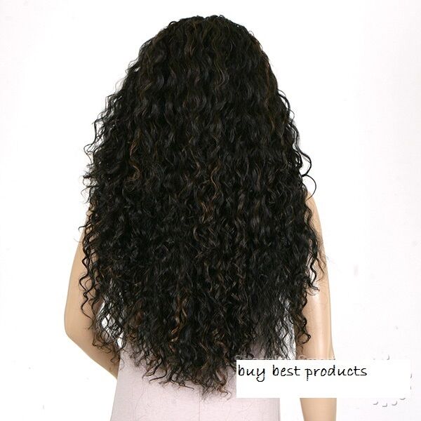 Freetress Synthetic Equal LaceFront Long Curly L Part Hair Wig Flexi Curl Braids