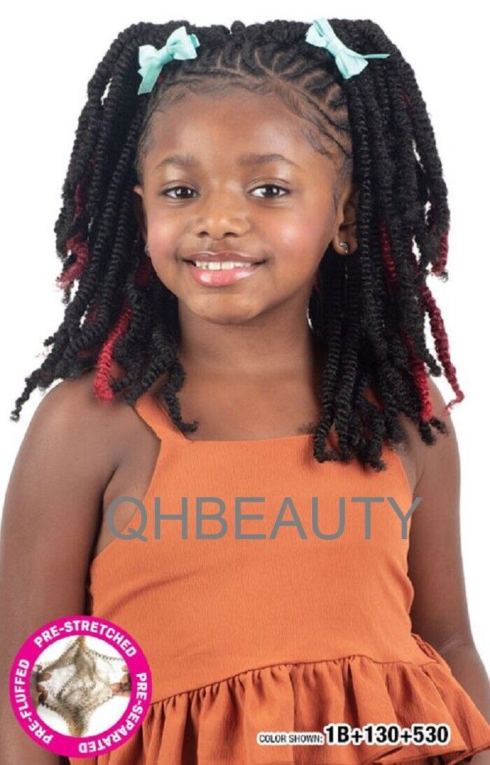 OBSESSION SYNTHETIC KIDS CROCHET BRAID HAIR EXTENSION BULK - POPPIN TWIST 12''