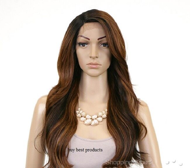 FreeTress Equal Synthetic Brazilian Natural L Part Lace Front Hair Wig - Danity