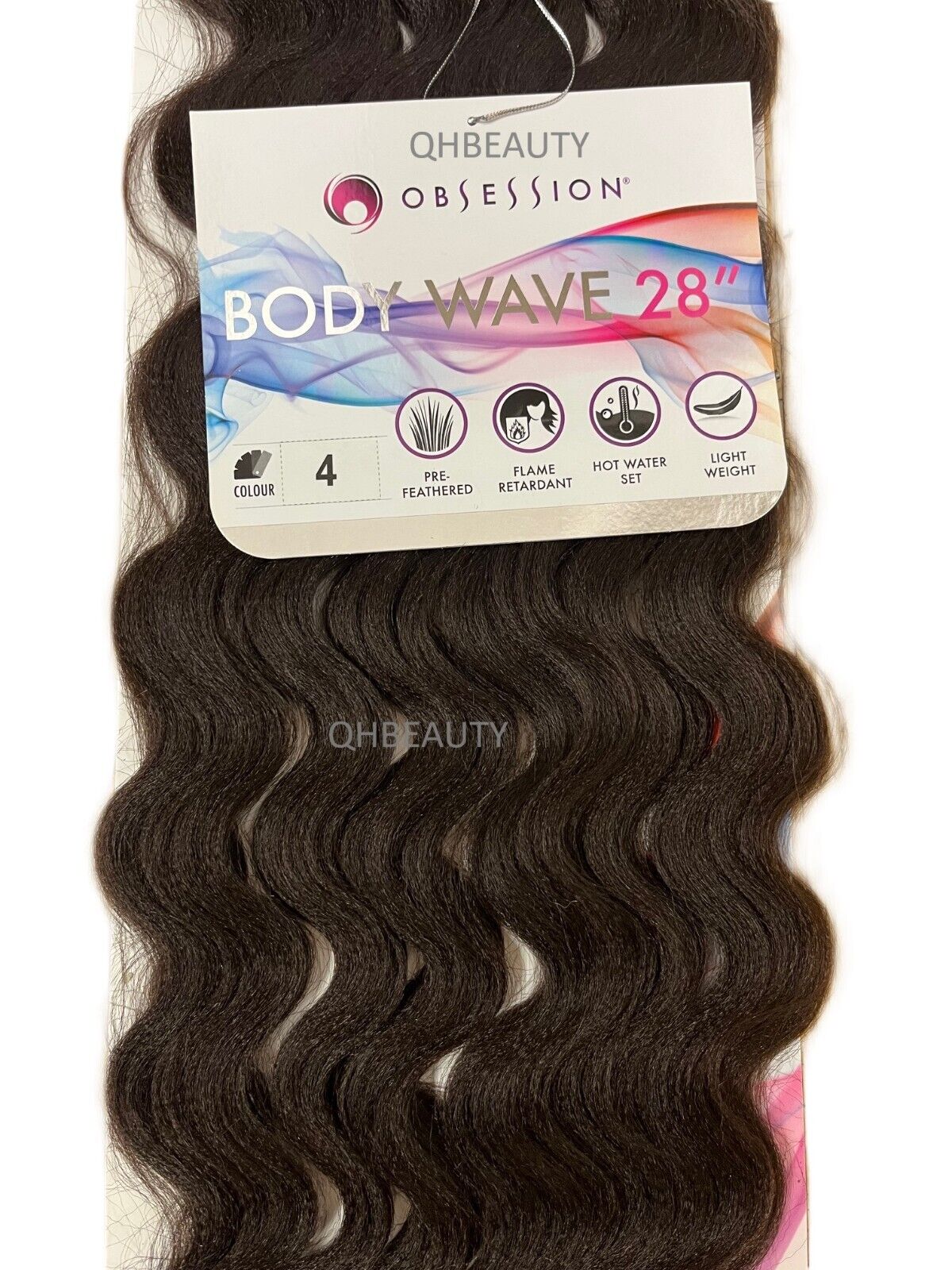 Obsession Synthetic Pre-Stretched Curly Braid Hair Extension - BODY WAVE 28 INCH