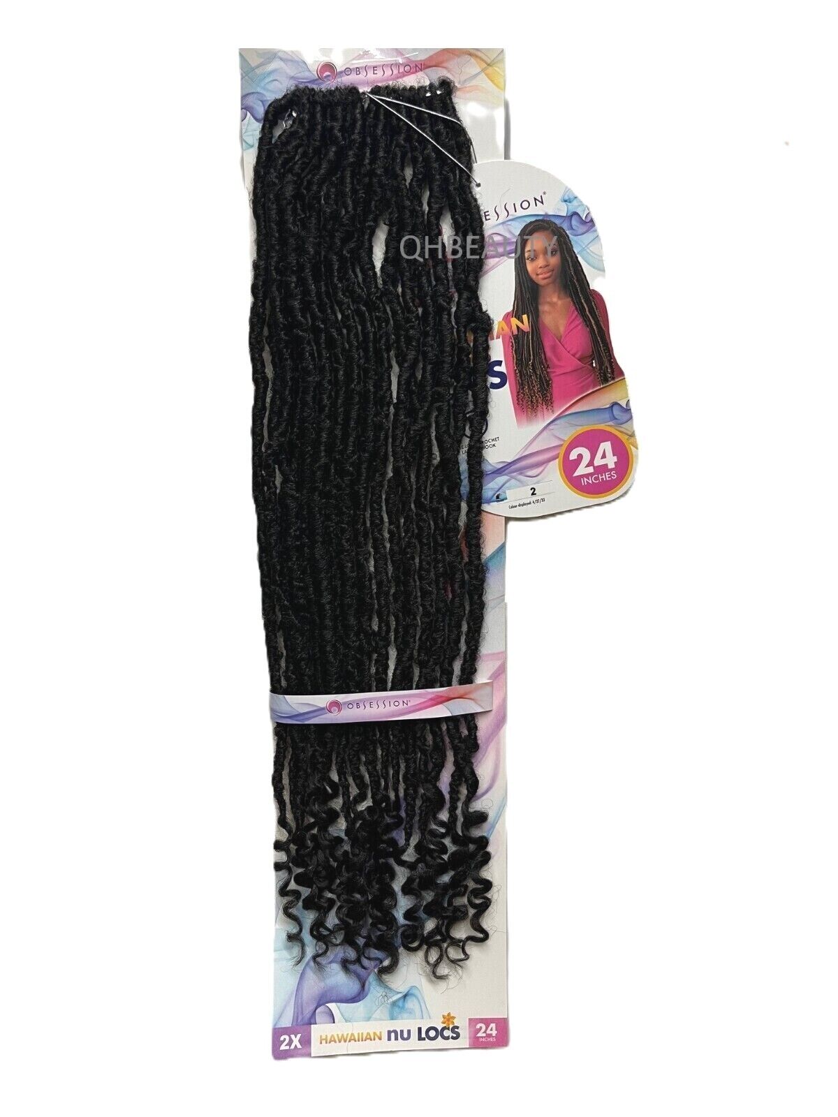 Obsession Synthetic Crochet Pre Loop Braid Hair Extension - HAWAIIAN NU LOCS 24
