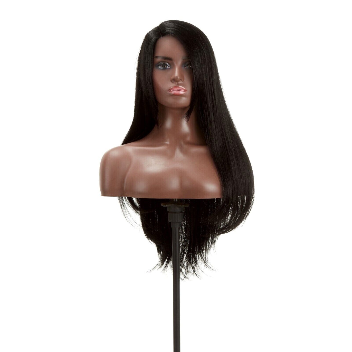 Impression Synthetic Invisible Part Long Straight Lace Front Hair Wig - Destiny