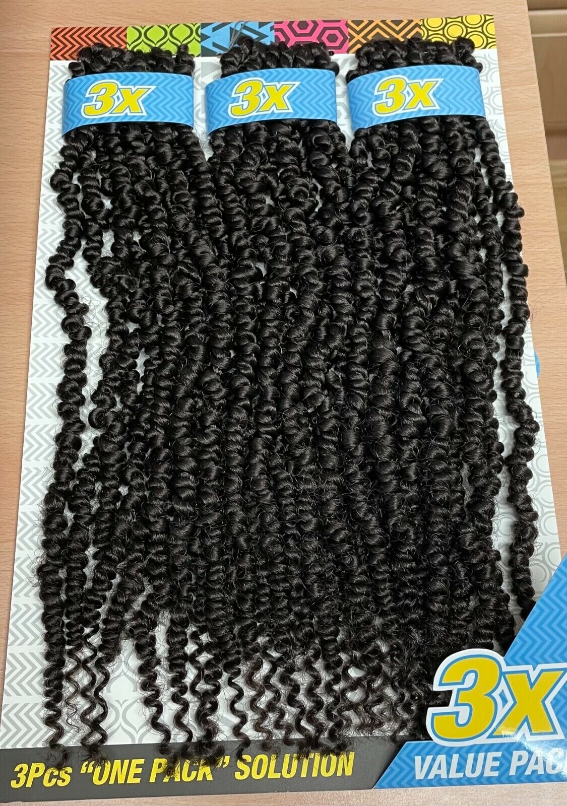Cherish Synthetic Crochet Braid Hair Extension Handmade 3 x Passion Twist 14"