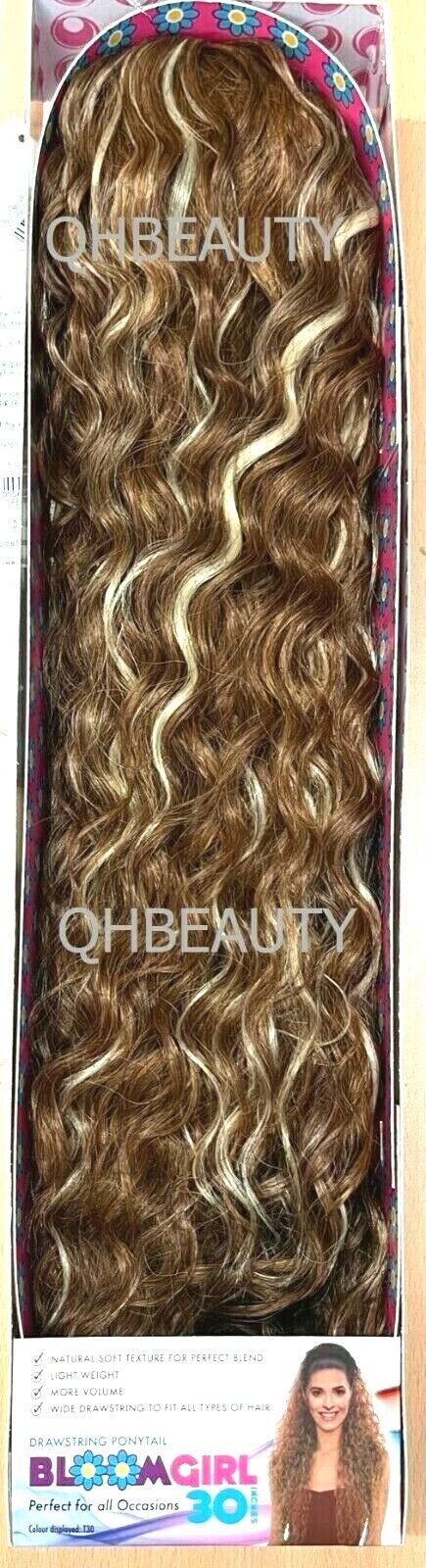OBSESSION SYNTHETIC DRAWSTRING CURLY LONG HAIR PONYTAIL - BLOOM GIRL 20'' 30''