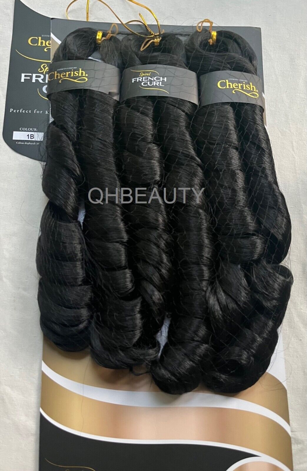 CHERISH SYNTHETIC CURLY HAIR EXTENSION BRAID - 3 x SPIRAL FRENCH CURL 28 INCHES