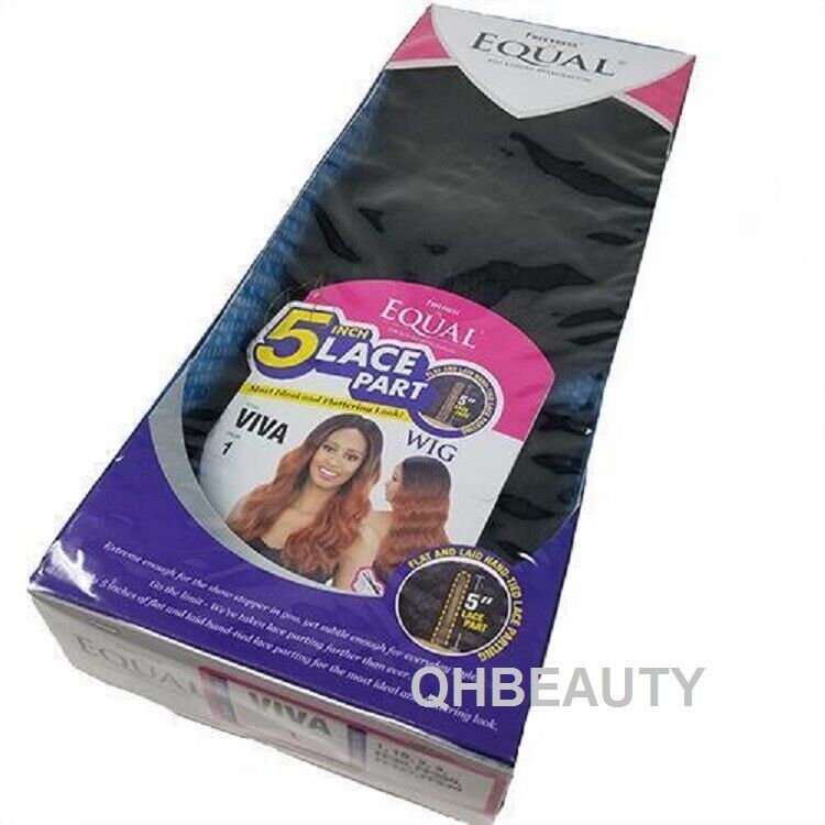 FREETRESS EQUAL SYNTHETIC 5 INCH LACE PART LONG WAVY HAIR WIG - VIVA