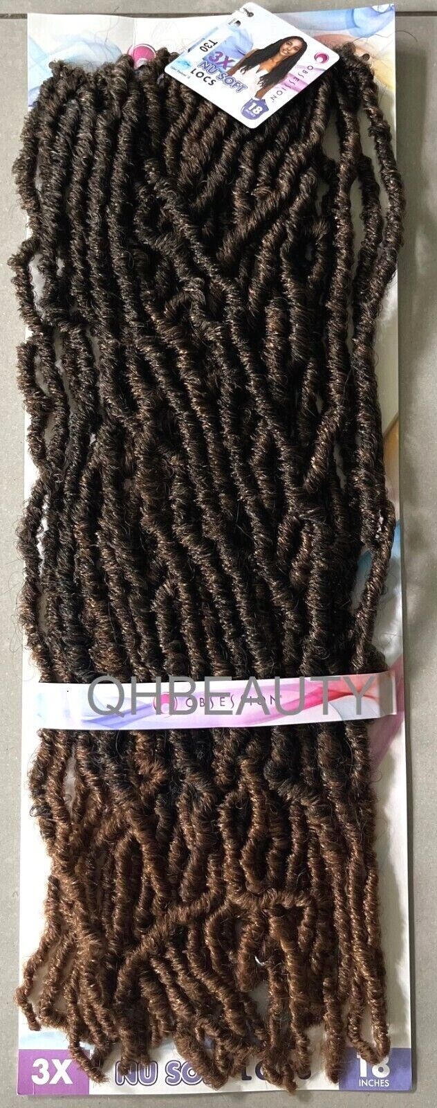 Obsession Synthetic Crochet Pre Looped Braid Hair Extension - NU LOCS 18 INCH