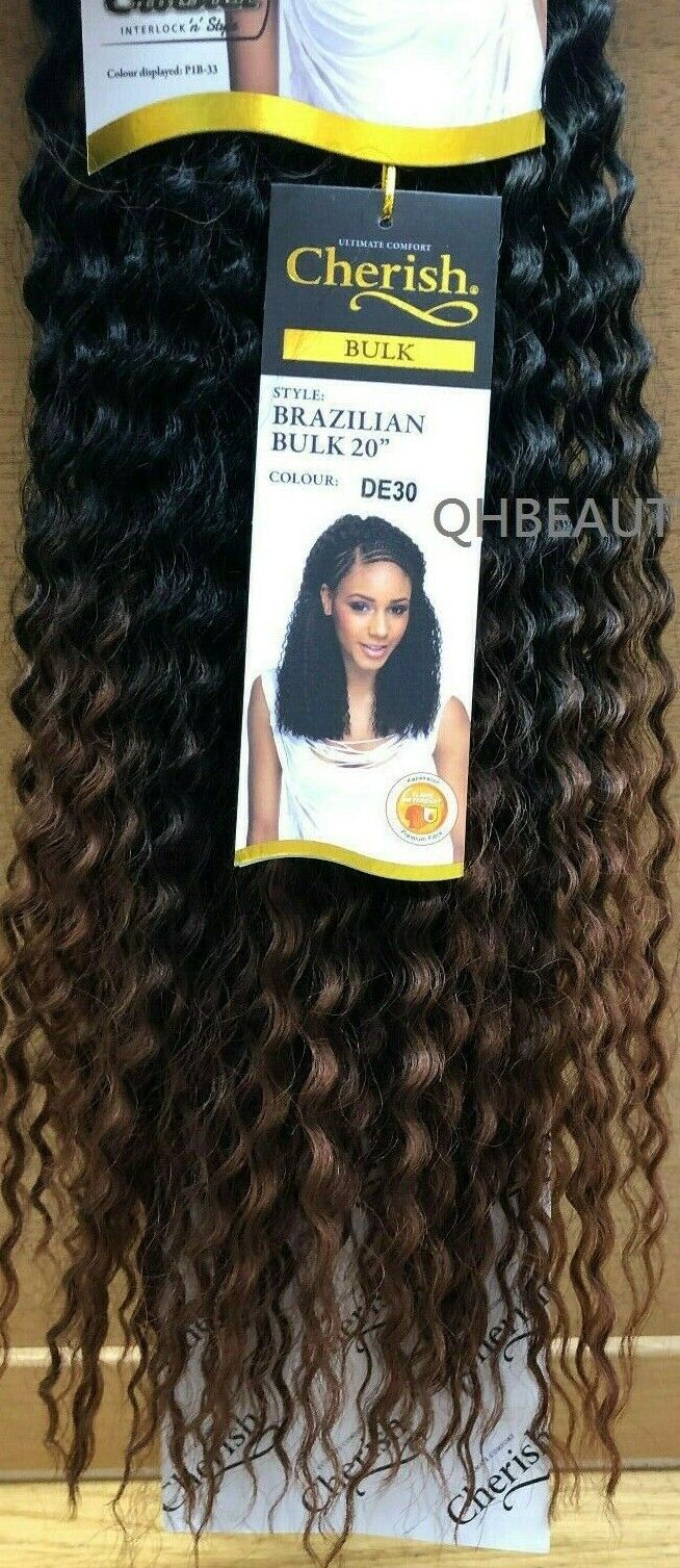 Cherish Synthetic Crochet Braid Curly Hair Extension Style - Brazilian Bulk 20"