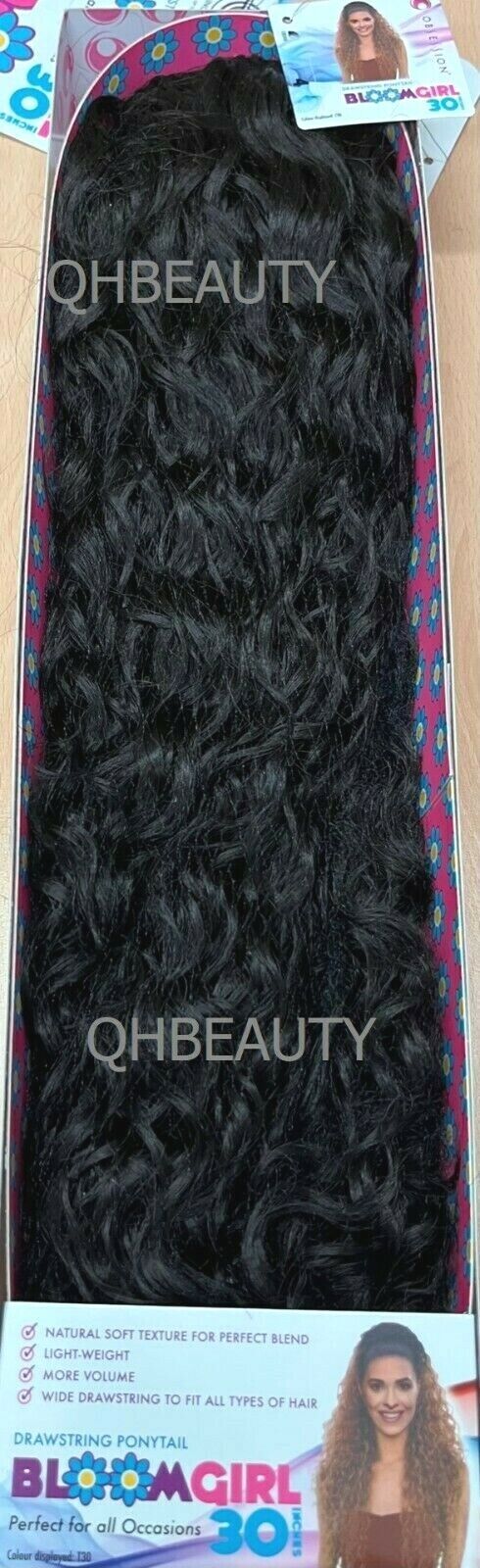 OBSESSION SYNTHETIC DRAWSTRING CURLY LONG HAIR PONYTAIL - BLOOM GIRL 20'' 30''