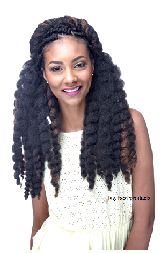 IMPRESSION SYNTHETIC AFRO CUBAN BULK HAIR EXTENSION BRAIDS - NILE TWIST OUT