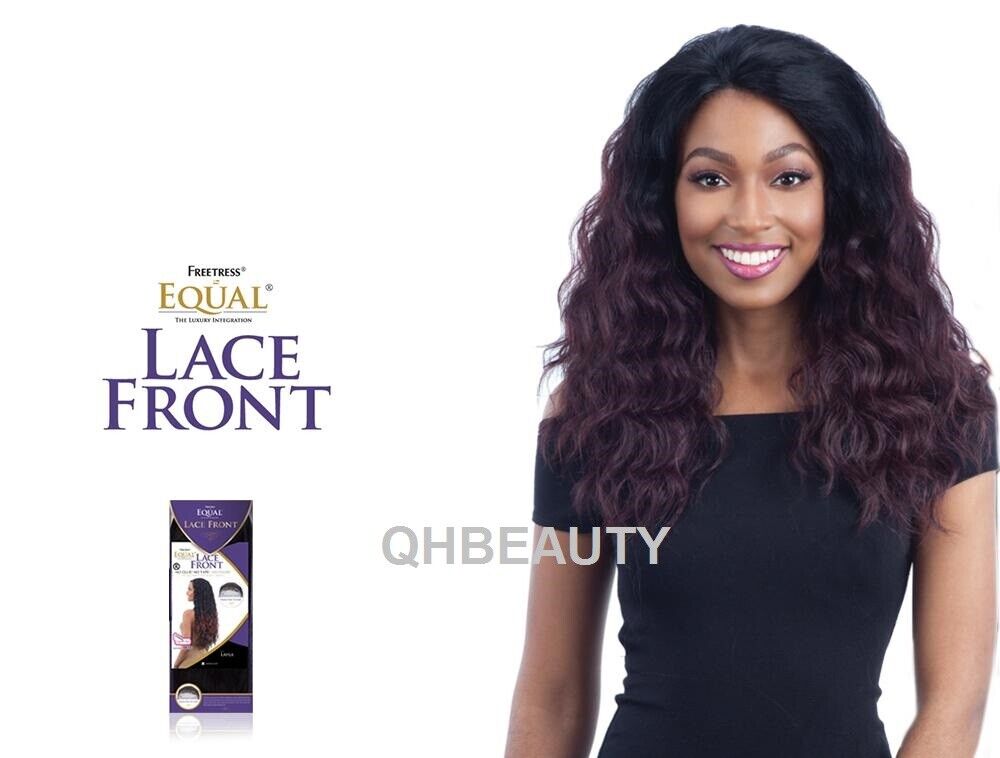 FREETRESS EQUAL SYNTHETIC LACE FRONT LONG CURLY HAIR WIG - TIA